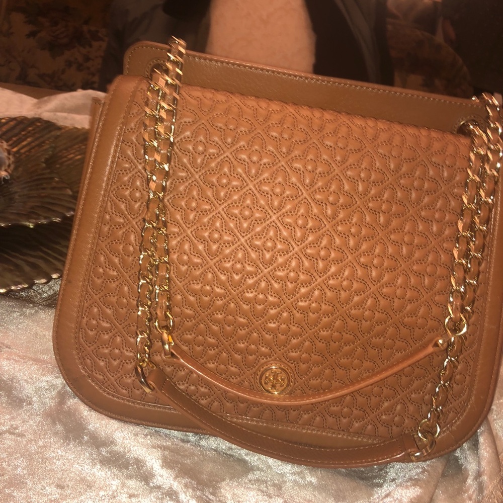 Tory Burch brown/camel purse